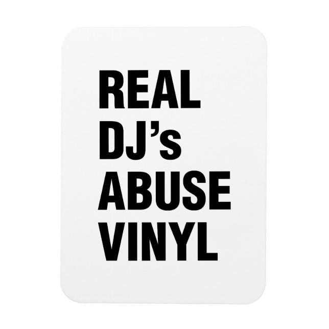 Ímã REAL DJ's ABUSE VINYL (Vertical)