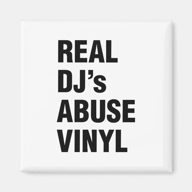Imã REAL DJ's ABUSE VINYL (Frente)
