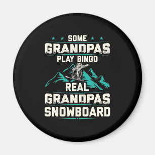 Imã Real Grandpas Snowboard