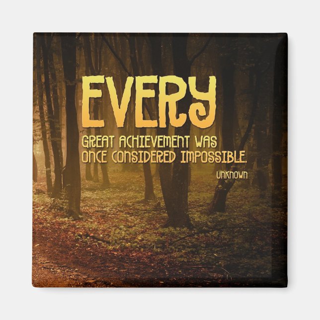 Imã Realizações de Magnetos Inspiracionais (Frente)