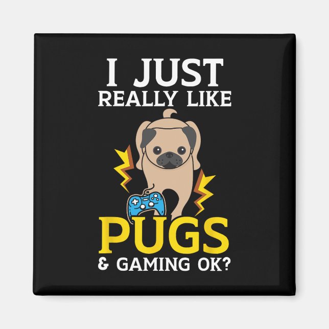 Imã Realmente Como Pugs E Jogos Ok Jogo Vídeo (Frente)