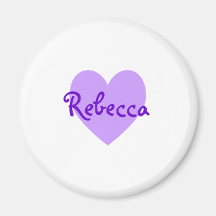 Imã Rebecca no roxo