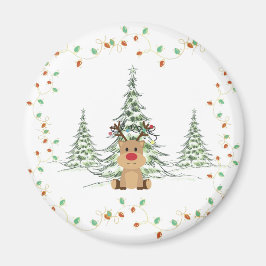 Imã Rebelde Natal Férias Das Árvores De Inverno