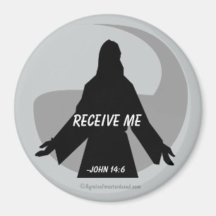 Imã Receba-me citações de Bíblia John 14:6