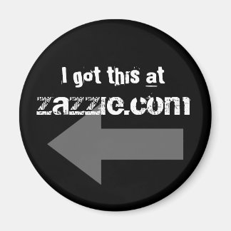 Imã Recebi isto em Zazzle.com