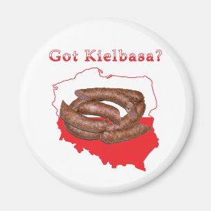 Imã Recebi o mapa polonês de Kielbasa