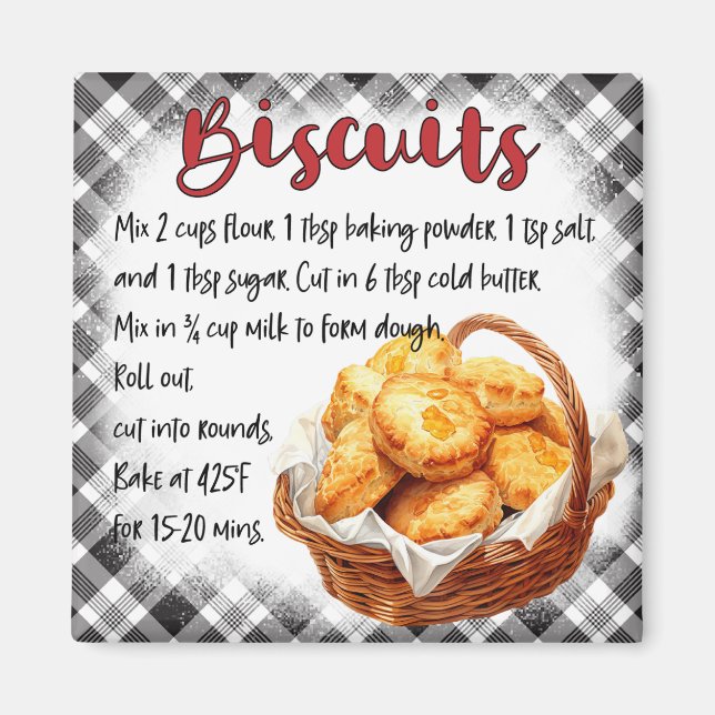 Imã Receita de Biscoitos (Frente)