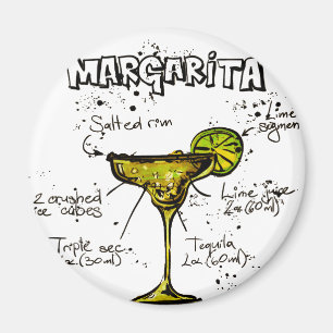 Imã Receita Margarita do cocktail