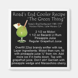 Imã Receita verde da coisa