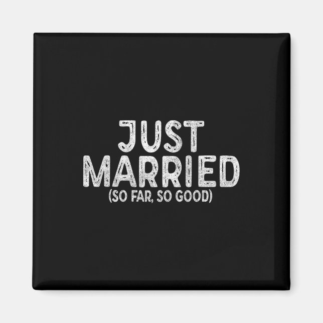 Imã Recém Casados Até Agora Tudo Bem Noiva Recém-Casad (Frente)