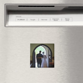 Imã Recem casados Deixando Foto Personalizada Da Igrej