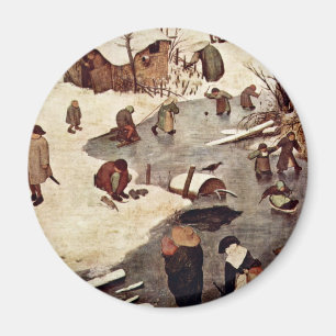 Imã Recenseamento em Bethlehem, detalhe por Bruegel D.