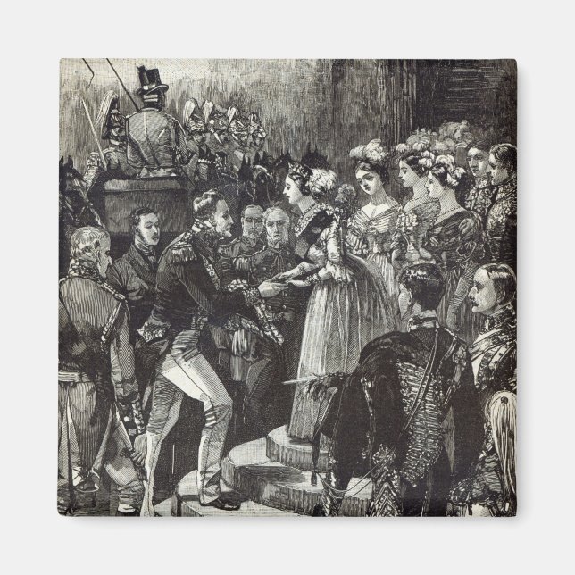 Imã Recepção de Louis Philippe no Castelo de Windsor (Frente)