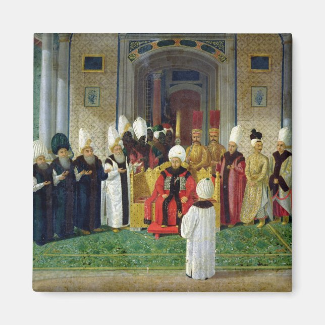 Imã Recepção no Tribunal do Sultão Selim III (Frente)