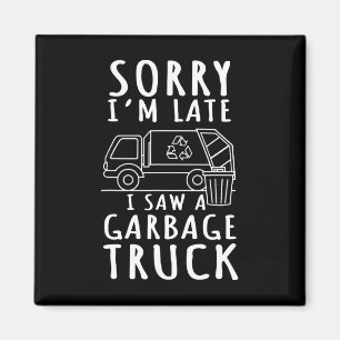 Imã Reciclagem Garge Truck Trash Collector Eart