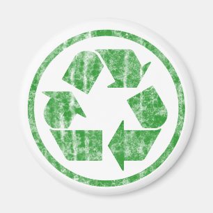 Imã Reciclagem para salvar a terra do planeta, símbol