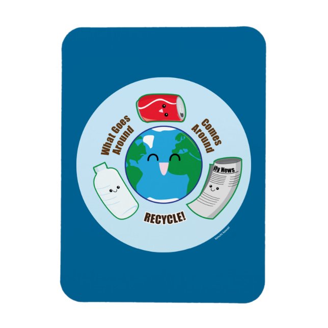 Ímã Reciclar (Vertical)