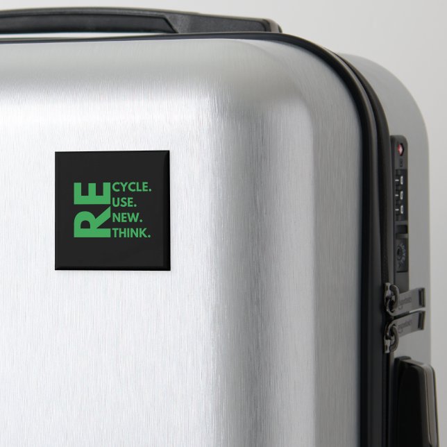 Imã Reciclar Reutilizar Renovar Repensar Dia da Terra  (In Situ (Luggage))