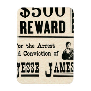 Ímã Recompensa para Jesse James