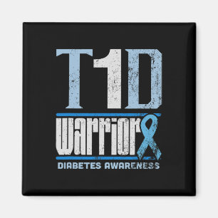 Imã Reconhecimento da diabetes mês T1D Guerreiro da di