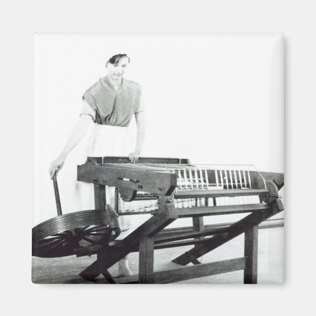 Imã Reconstrução da "Jenny Gritadora" de Hargreaves (Frente)