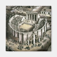 Reconstrução do teatro, século segundo romano