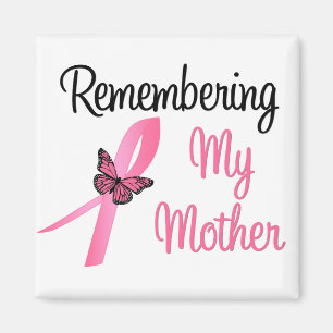 Imã Recordando minha mãe - consciência do cancro da
