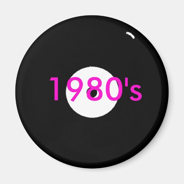 Imã recorde, anos 80 (Frente)