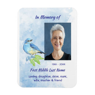 Ímã Recordo Memorial Jardim de Bluebird