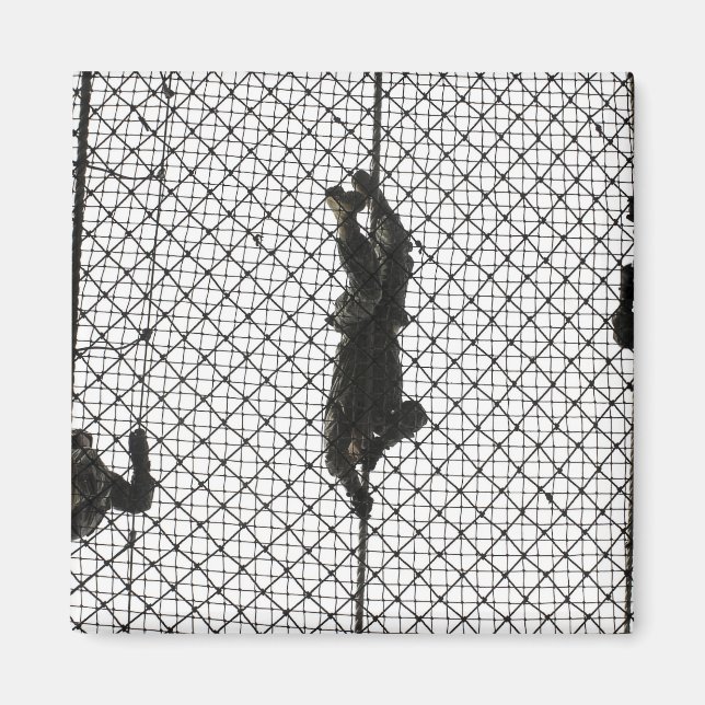 Imã recruta que preenche um obstáculo (Frente)