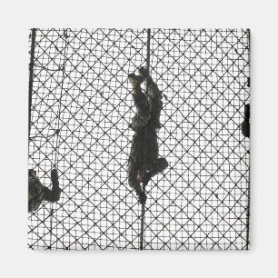 Imã recrutas que terminam um obstáculo