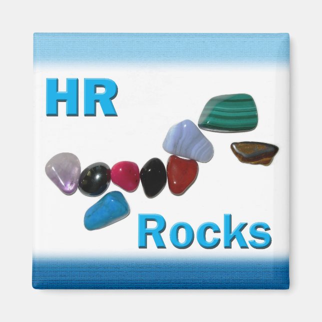 Imã Recursos Humanos HR Rocks (Frente)