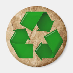 Imã Recycle - Crumpled Paper