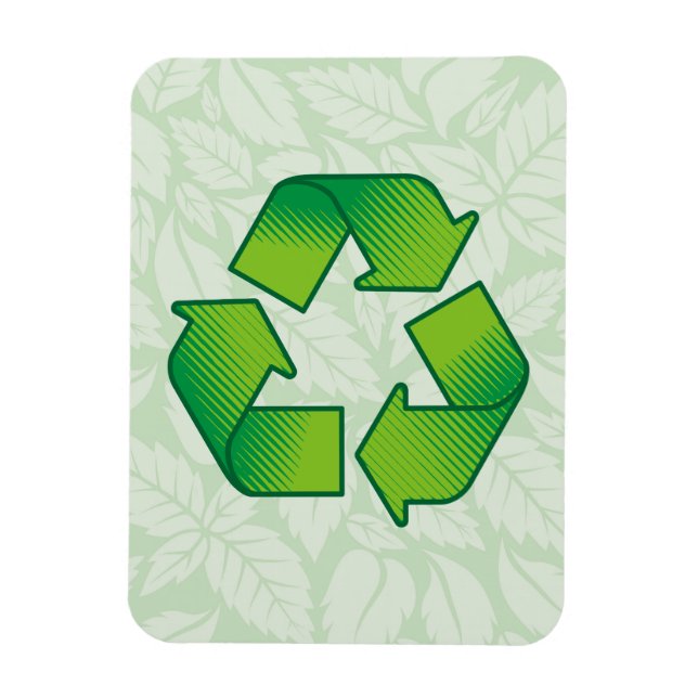 Ímã Recycling symbol (Vertical)