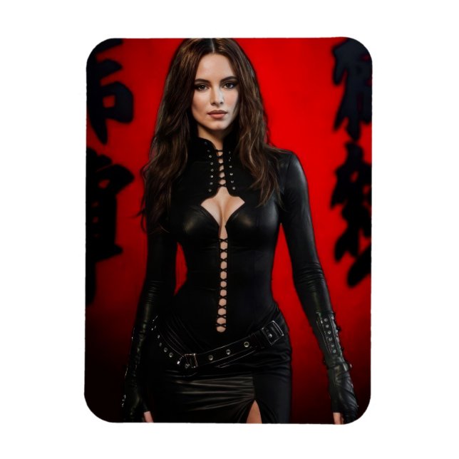 Ímã Red Black flexible magnet (Vertical)