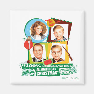 Imã Red Blooded, Dois Fistos, Todo Natal Americano