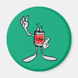 Imã Red Can Creature Kitchen Fridge Magnet