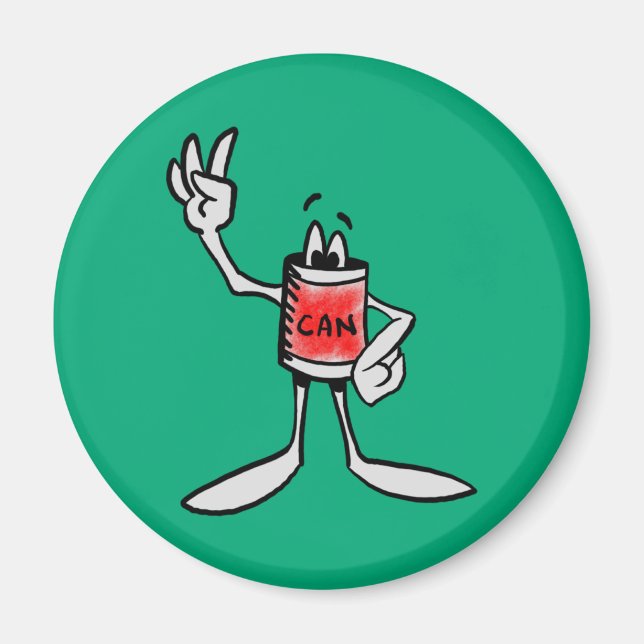 Imã Red Can Creature Kitchen Fridge Magnet (Frente)