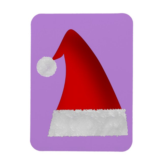 Ímã Red Christmas Santa Hat (Vertical)