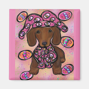 Imã Red Dachshund Doxie
