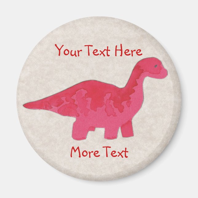 Imã Red Dino Magnet (Frente)