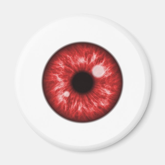 Imã Red Eye Ball Engraçado (Frente)