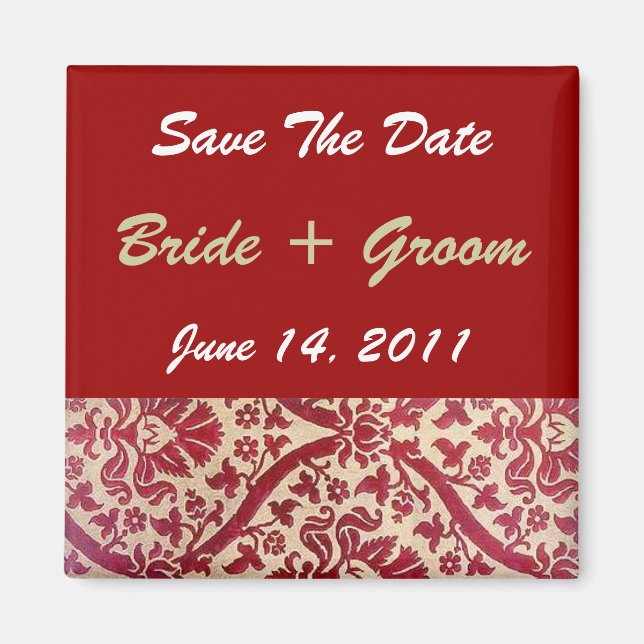 Imã Red Floral (Frente)