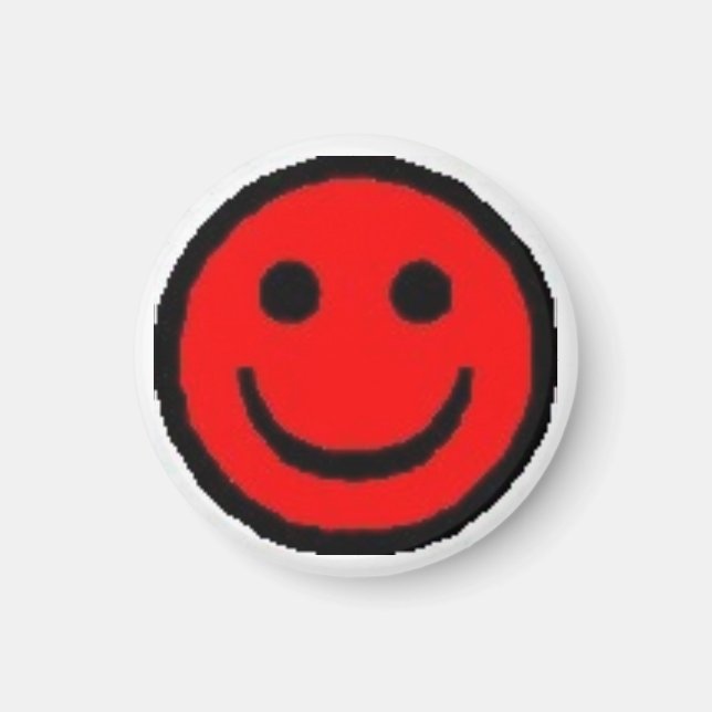 Imã Red Happy Face (Frente)
