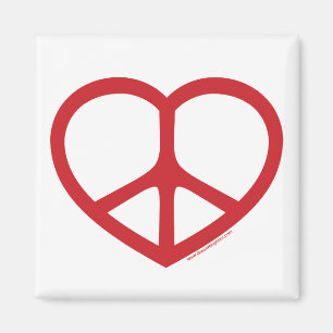 Imã Red Heart of Love, Sinal de Paz