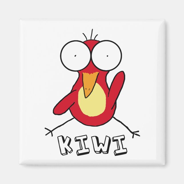 Imã Red Kiwi Magnet (Frente)