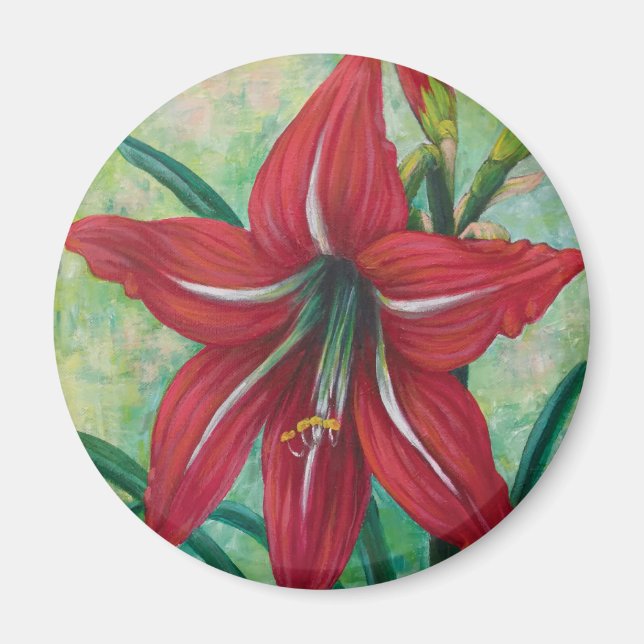 Imã Red Lily Magnet (Frente)