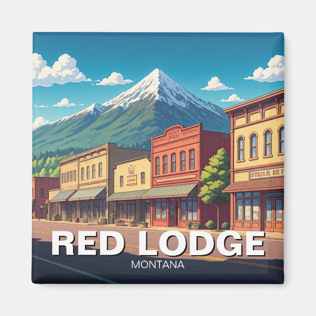 Imã Red Lodge (Frente)