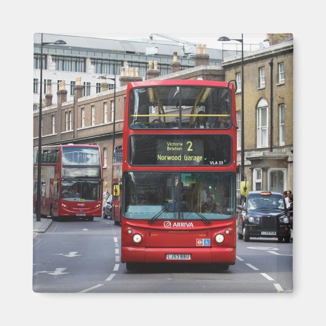 Imã Red London Bus (Frente)