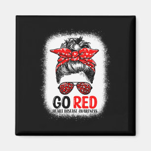 Imã Red Messaging Women In Fevereiro - Doença Cardíaca